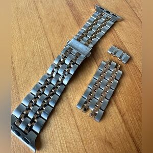 Apple Watch Amazon Essentials Silver and Gold Watch Bracelet